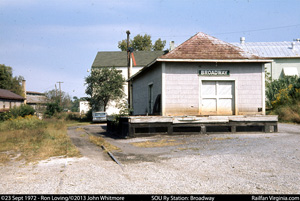 SOU Ry Station: Broadway